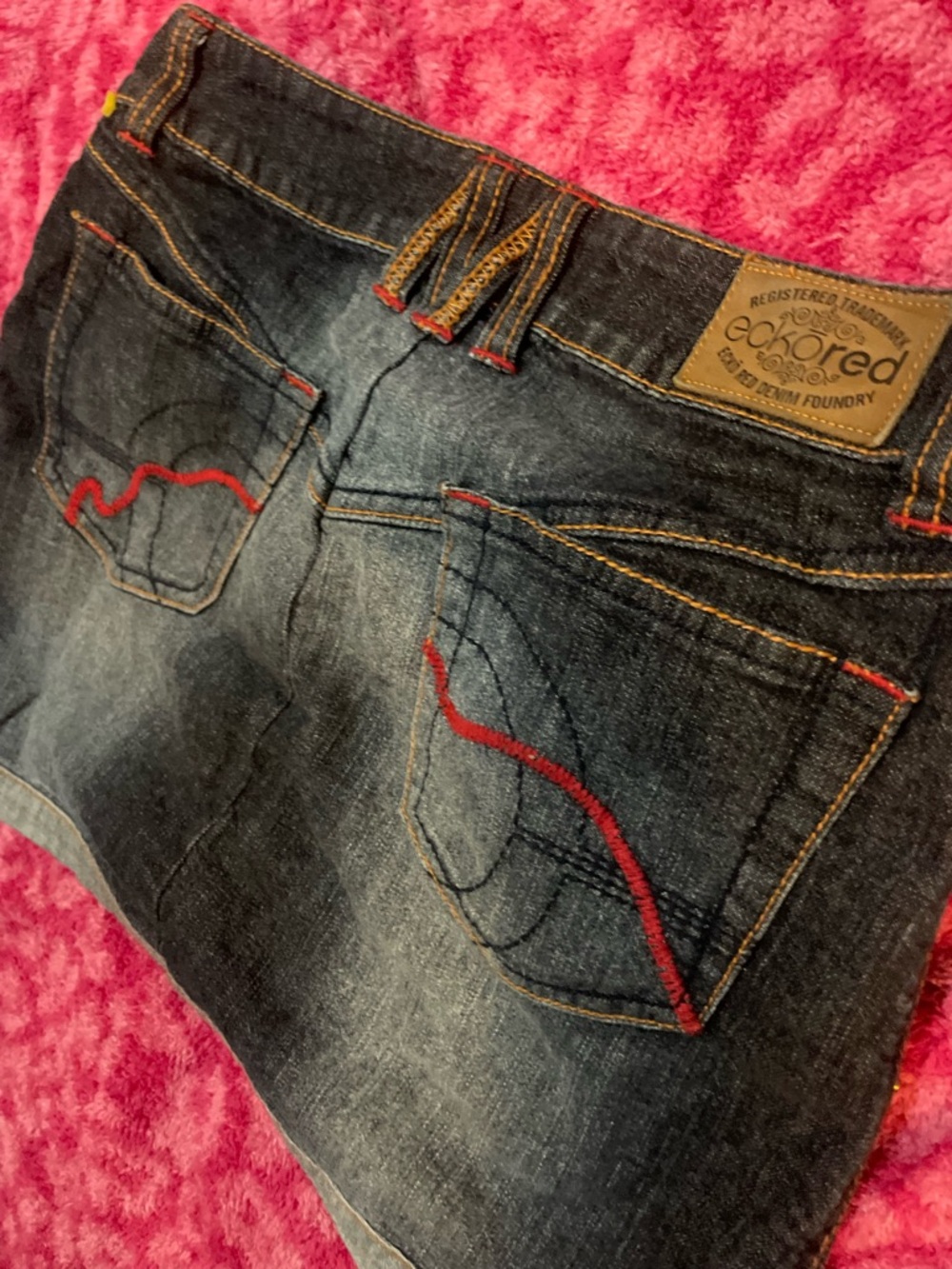 ECKO RED Denim Mini Skirt - Picture 5 of 6